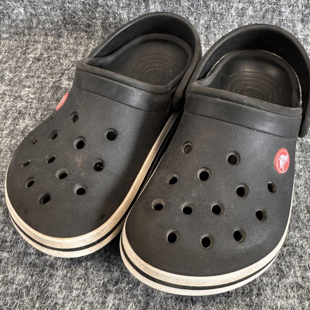 Crocs Crocband Clogs black and white